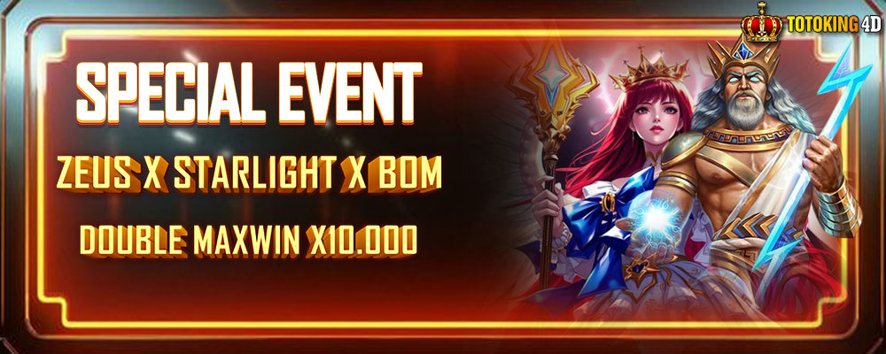 Event Zeus , Starlight Princess & Sweet Bonanza MA