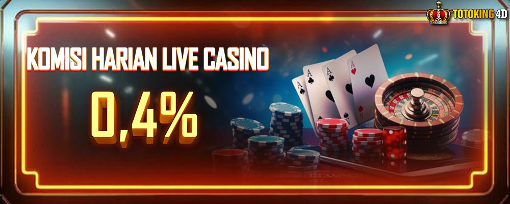 Komisi Harian Live Kartu 0,4%