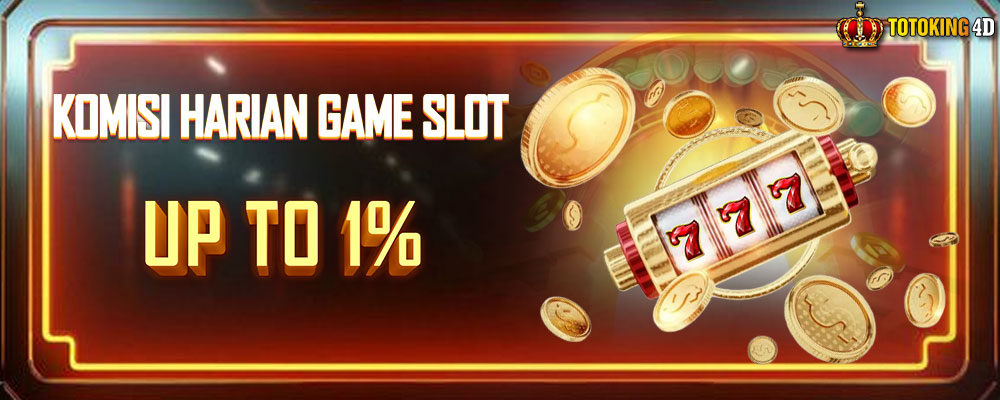 Komisi Harian Slot Game UP TO 1%